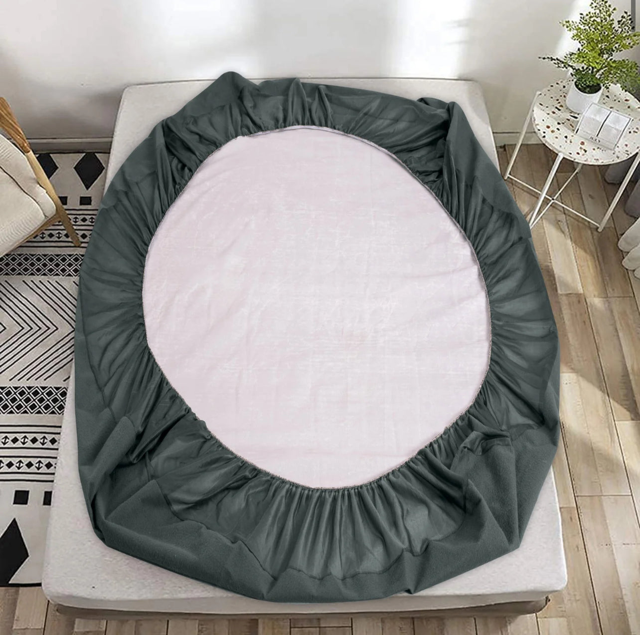 Grey Waterproof Mattress Protector - King Size