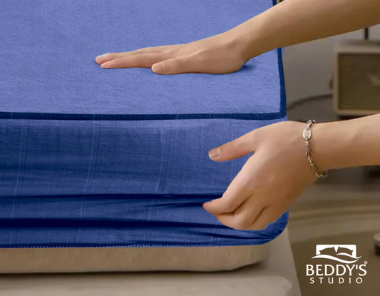 Blue Waterproof Mattress Protector - King Size